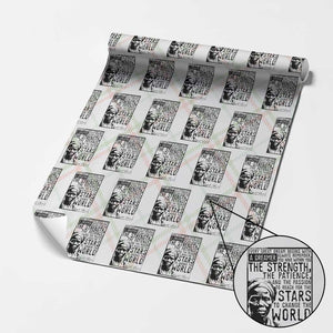 Harriet Tubman Quote Wrapping Paper Roll Black Woman History Activist TS14 Christmas Plaid Print Your Wear