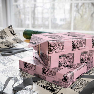 Harriet Tubman Quote Wrapping Paper Roll Black Woman History Activist TS14 Light Pink Print Your Wear
