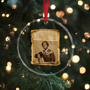 Harriet Tubman Tribute Crystal Glass Ornament Civil Rights Leader Black History Gift TS12 Print Your Wear