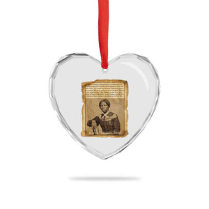 Harriet Tubman Tribute Heart Crystal Glass Ornament Civil Rights Leader Black History Gift TS12 Print Your Wear