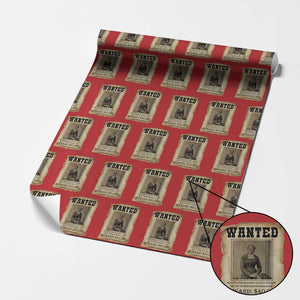 Harriet Tubman Wanted Reward Poster Wrapping Paper Roll Freedom Or Death TS12 Red Print Your Wear