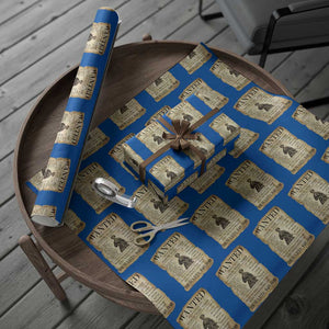 Harriet Tubman Wanted Reward Poster Wrapping Paper Roll Liberty Or Death TS12 Blue Print Your Wear