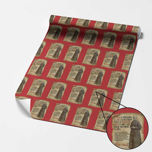 Harriet Tubman We Out Wrapping Paper Roll Vintage Black History Gift TS12 Red Print Your Wear