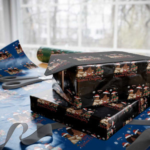 Have A Melanin Christmas Wrapping Paper Roll Black Girl Xmas Gift TS12 Black Print Your Wear
