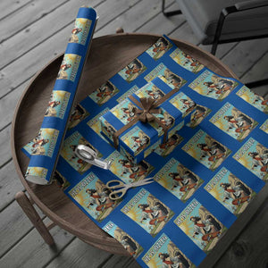He is Rizzen Wrapping Paper Roll Funny Jesus Skateboarding Christian Meme TS10 Blue Print Your Wear