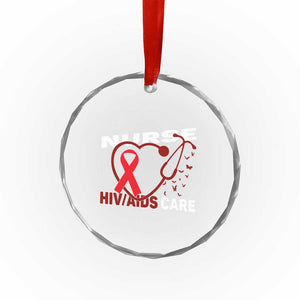 Healthcare Hero HIV AIDS Care Nurse Gift Crystal Glass Ornament TS12 Print Your Wear