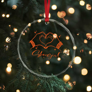 Heart Hands Showgirl Crystal Glass Ornament Girl Vintage 70's 80's Trendy Apparel TS10 Print Your Wear