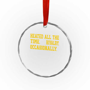 Heated All The Time Rivalry Occasionally Crystal Glass Ornament Viral Hockey Romance for Passionate Fans TS02 Print Your Wear