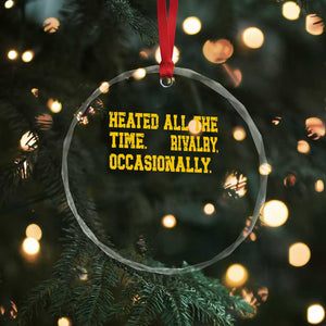 Heated All The Time Rivalry Occasionally Crystal Glass Ornament Viral Hockey Romance for Passionate Fans TS02 Print Your Wear