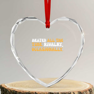 Heated All The time Rivalry Occasionally Heart Crystal Glass Ornament TS10 Transparent Glass 3'' Heart Print Your Wear