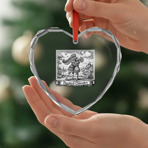 Heated Chivalry Medieval Knights Kissing LGBT Pride Heart Crystal Glass Ornament TS11 Print Your Wear