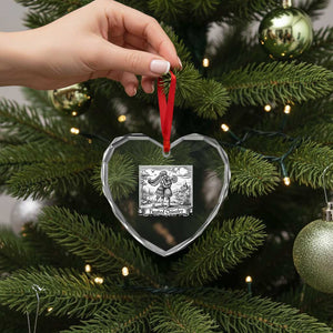 Heated Chivalry Medieval Knights Kissing LGBT Pride Heart Crystal Glass Ornament TS11 Print Your Wear