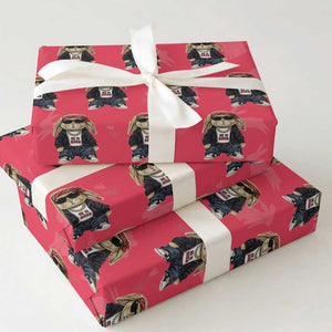 Hip Hop Easter Bunny He is Risen Jesus Religious Christian Wrapping Paper Roll TS11 Red Print Your Wear