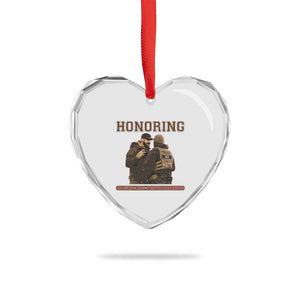 Honoring Alex Pretti ICU Nurse Tribute Support Gift Heart Crystal Glass Ornament TS12 Print Your Wear