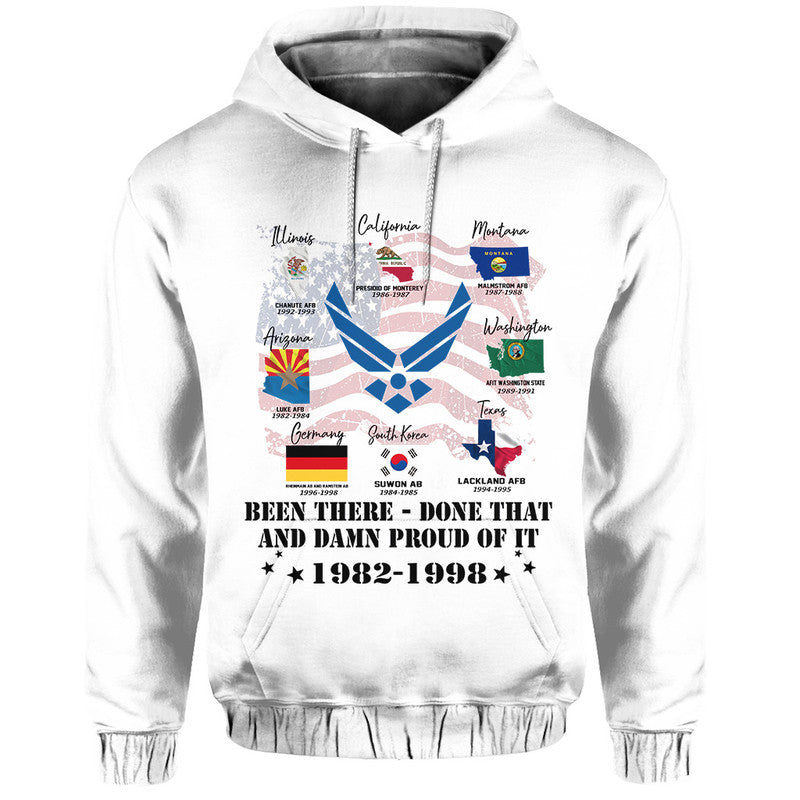 Personalized Been There Done That and Damn Proud Of It Hoodie CTM Custom - Printyourwear
