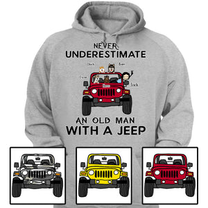 Custom JP Shirts, Never Underestimate An Old Man Old Lady With A JP Apparel, Gift For Dog Cat Lovers CTM Custom - Printyourwear