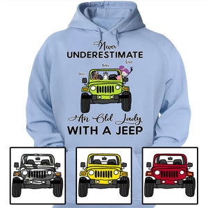 Custom JP Shirts, Never Underestimate An Old Man Old Lady With A JP Apparel, Gift For Dog Cat Lovers CTM Custom - Printyourwear