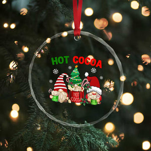 Hot Cocoa Gnomes Drink Hot Chocolate Watch Xmas Movies Crystal Glass Ornament TS09 Print Your Wear
