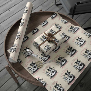 Hot Ghoul Summer Wrapping Paper Roll Retro Pin Up Witch Summerween Summer Beach Halloween Vibes