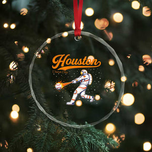 Houston Clutch City Crystal Glass Ornament Astronaut Baseball Player In Space TS10 Print Your Wear