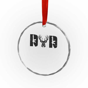 Hunting Dad Crystal Glass Ornament Fathers Day Gun Lovers Hunter Dad TS10 Print Your Wear