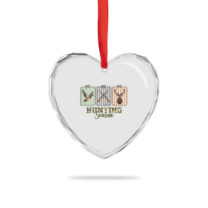 Hunting Season Heart Crystal Glass Ornament Funny Hunter Wife Gift TS12 Print Your Wear