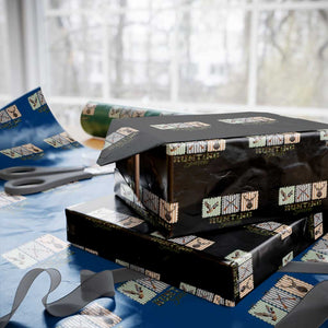 Hunting Season Wrapping Paper Roll Funny Hunter Wife Gift TS12 Black Print Your Wear