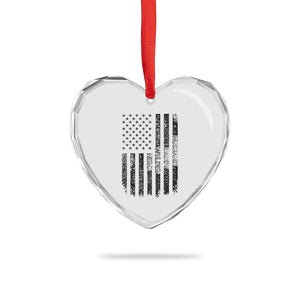 Husband Daddy Welder Hero Heart Crystal Glass Ornament Patriotic Welding American Flag Graphic TS12 Print Your Wear
