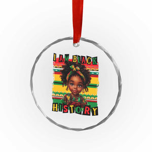I Am Black History Crystal Glass Ornament Month Black Melanin Kids Girls TS02 Print Your Wear
