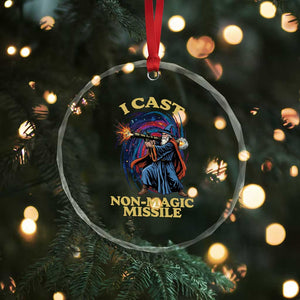 I Cast Non-Magic Missile Funny Wizard Parody Meme Crystal Glass Ornament TS10 Print Your Wear