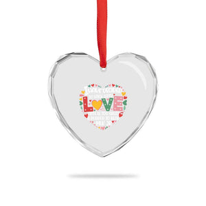 I Have Decided To Stick With Love Heart Crystal Glass Ornament MLK Black History Month TS02 Print Your Wear