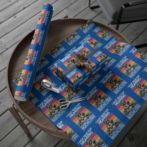 I Have Selective Hearing You were Not Selected Wrapping Paper Roll Funny Sarcastic Saying Father's Day