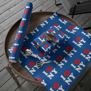 I Love NY Wrapping Paper Roll Sexy Lips Red Lipstick Kiss New York Lover Travel Gift TS10 Blue Print Your Wear
