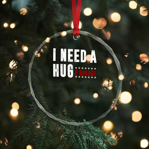 I Need A Huge Garage Funny Mechanic Crystal Glass Ornament Car Enthusiast