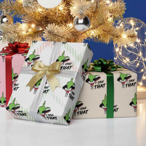 I Saw That Wrapping Paper Roll Funny Elf Hand Christmas TS14 Print Your Wear