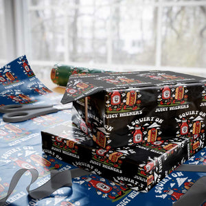 I Squirt On Juicy Wieners Wrapping Paper Roll Inappropriate Raunchy Humor TS10 Black Print Your Wear