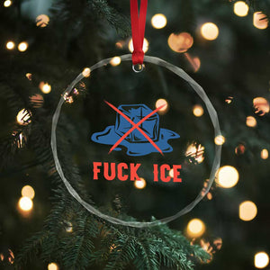 Ice Cube Anti ICE Immigration Human Rights Meme Crystal Glass Ornament TS14 Print Your Wear