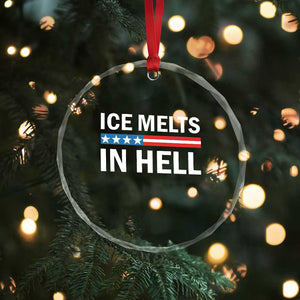 Ice Melts In Hell Crystal Glass Ornament Activist Statement Quote TS14 Print Your Wear