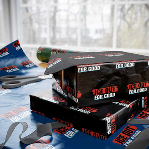 Ice Out For Good Wrapping Paper Roll Subtle Against Ice Protest Political Resistance TS02 Black Print Your Wear