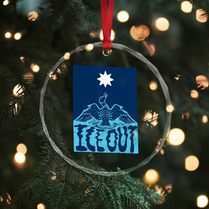Ice Out Minnesota Loon Crystal Glass Ornament MN State Protest TS11 Print Your Wear