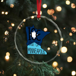 Ice Out Of Minneapolis Crystal Glass Ornament Minnesota Community Support Gift TS12 Print Your Wear