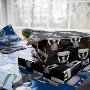 Ice Out Of Minneapolis Wrapping Paper Roll Alex Pretti Memorial ICU Nurse Tribute Support TS12 Black Print Your Wear