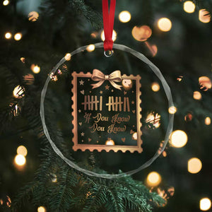 If You Know You Know Six Seven Meme Crystal Glass Ornament African American Gift TS12 Print Your Wear
