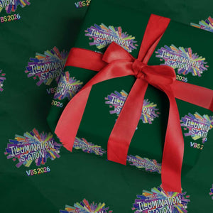 Illumination Station VBS 2026 Christian Lights Wrapping Paper Roll Bible Jesus