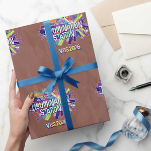 Illumination Station VBS 2026 Christian Lights Wrapping Paper Roll Bible Jesus