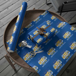 Im Just Here For The Matzo Balls Wrapping Paper Roll Funny Jewish Holiday Gift TS12 Blue Print Your Wear
