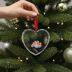 Im OK Heart Crystal Glass Ornament Cat Tangled In Yarn Funny Crochet Gift TS12 Print Your Wear