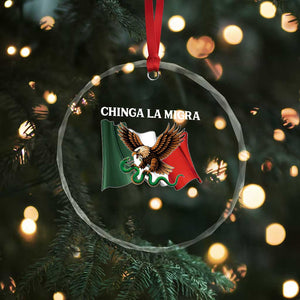 Immigration Rights Protest Crystal Glass Ornament Chinga La Migra Anti Fascism TS14 Print Your Wear
