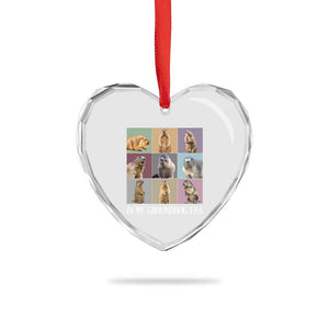 In My Groundhog Era Heart Crystal Glass Ornament Funny Woodchuck TS02 Print Your Wear