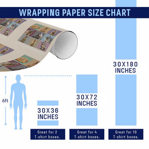 In My Groundhog Era Wrapping Paper Roll Funny Woodchuck TS02 Print Your Wear